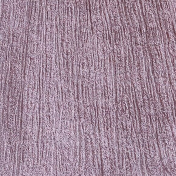 Free People Clementine Purple Ash Textured Linen Cotton Short Sleeve Mini Dress - Picture 7 of 8